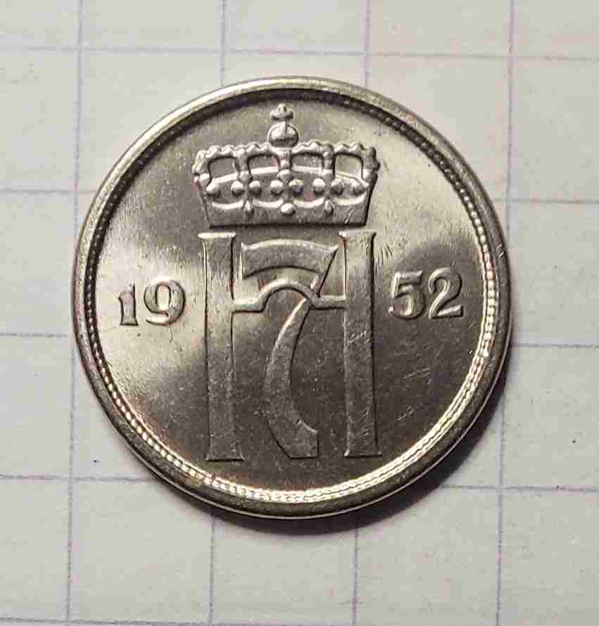 10 øre 1952. Kv. 0
