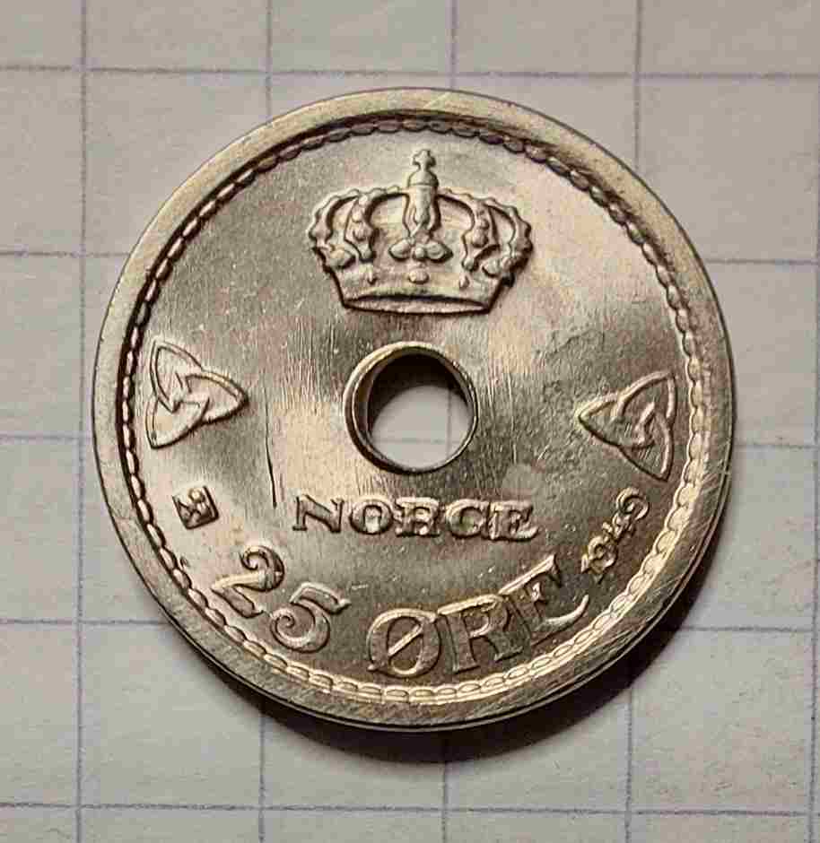 25 øre 1949. Kv. 0