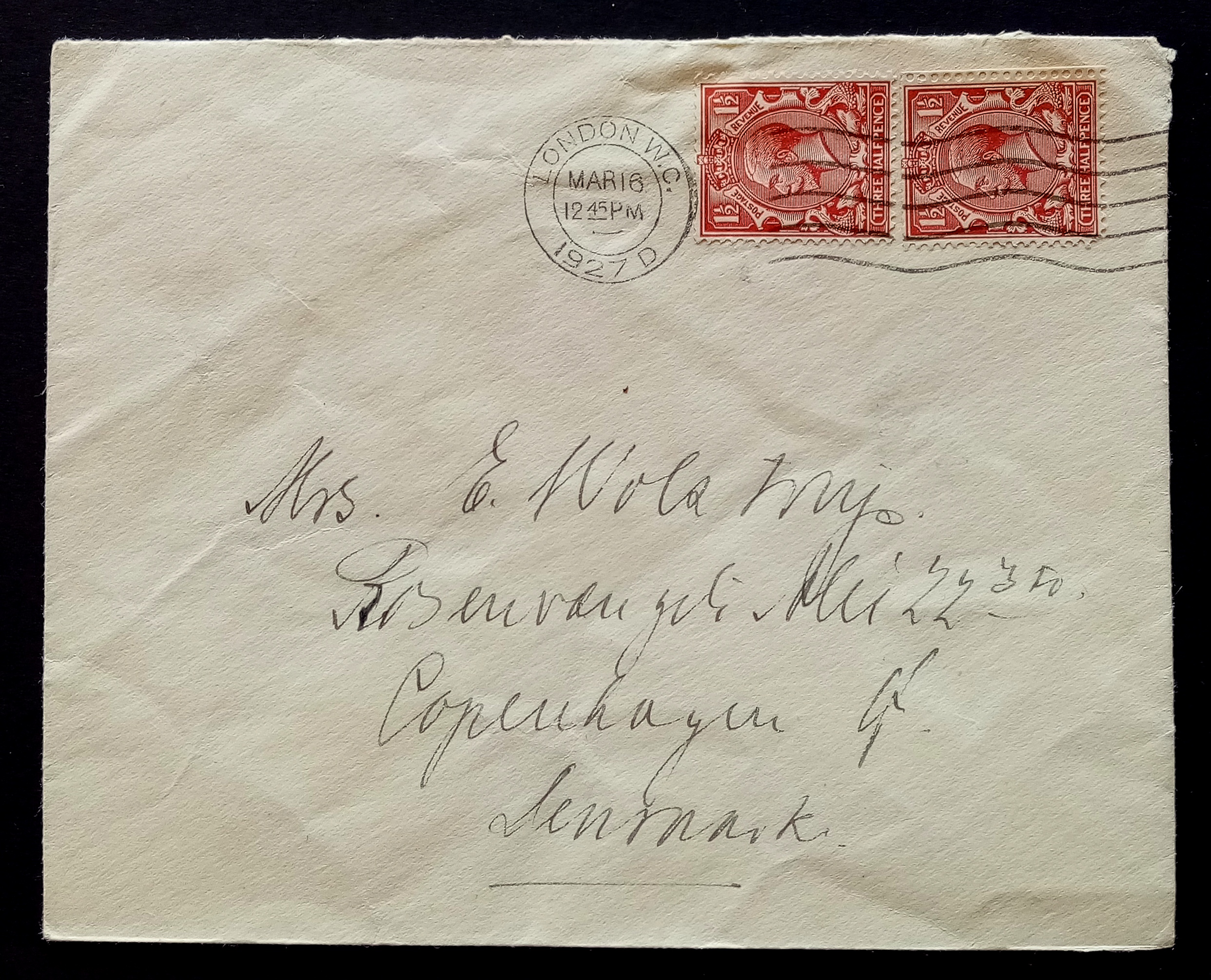 England - LONDON. MAR.16.1927