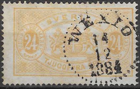 Sverige Tjeneste AFA 8B WEXIÖ - verdi 270 NOK