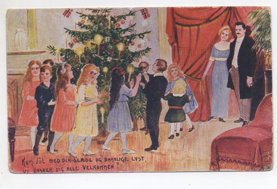 Otto Moe Gange rundt juletreet småformat brukt