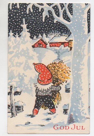 Ida Rodtwitt Nisse med nek småformat brukt 1942