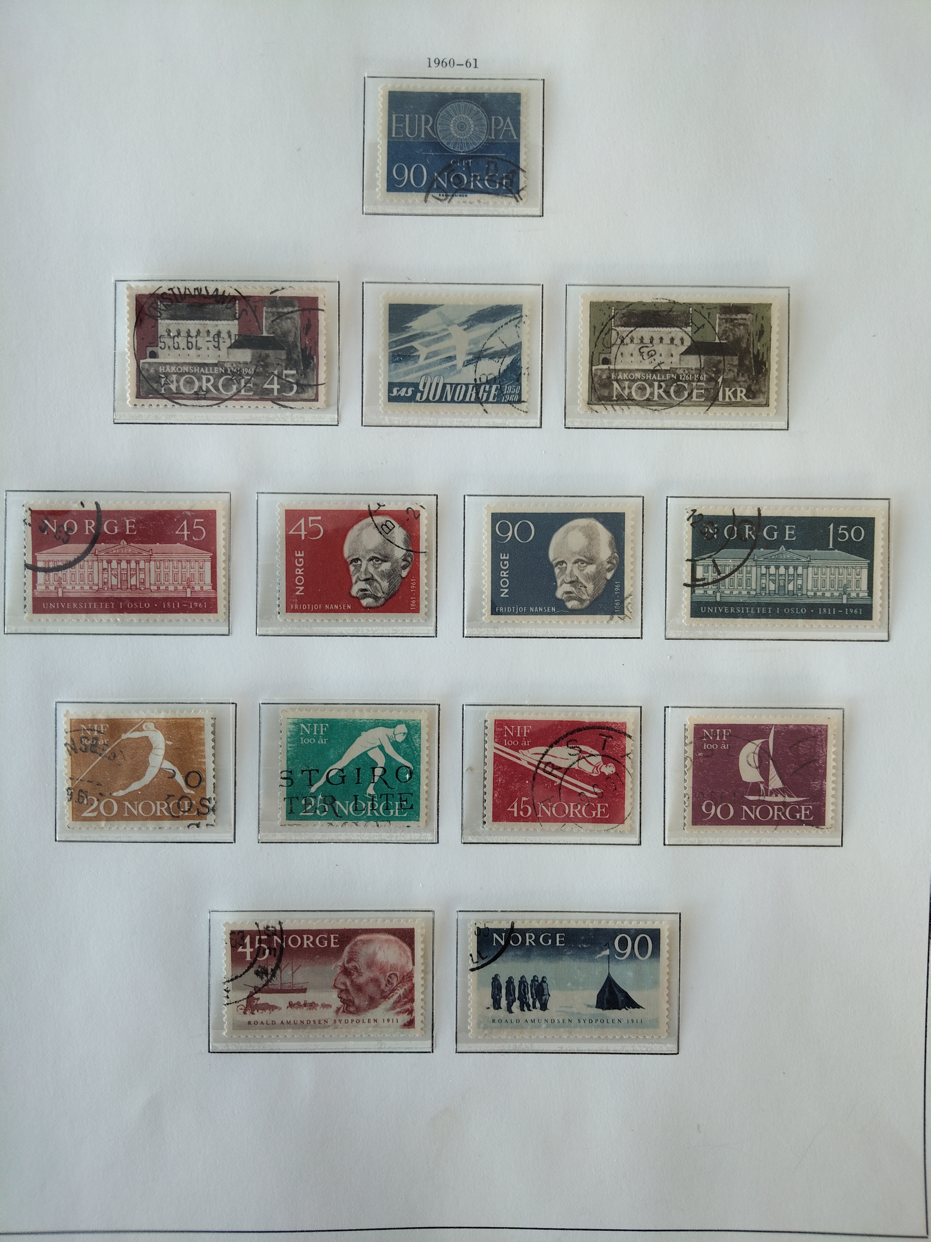 Norge År 1960/61 Lott 1