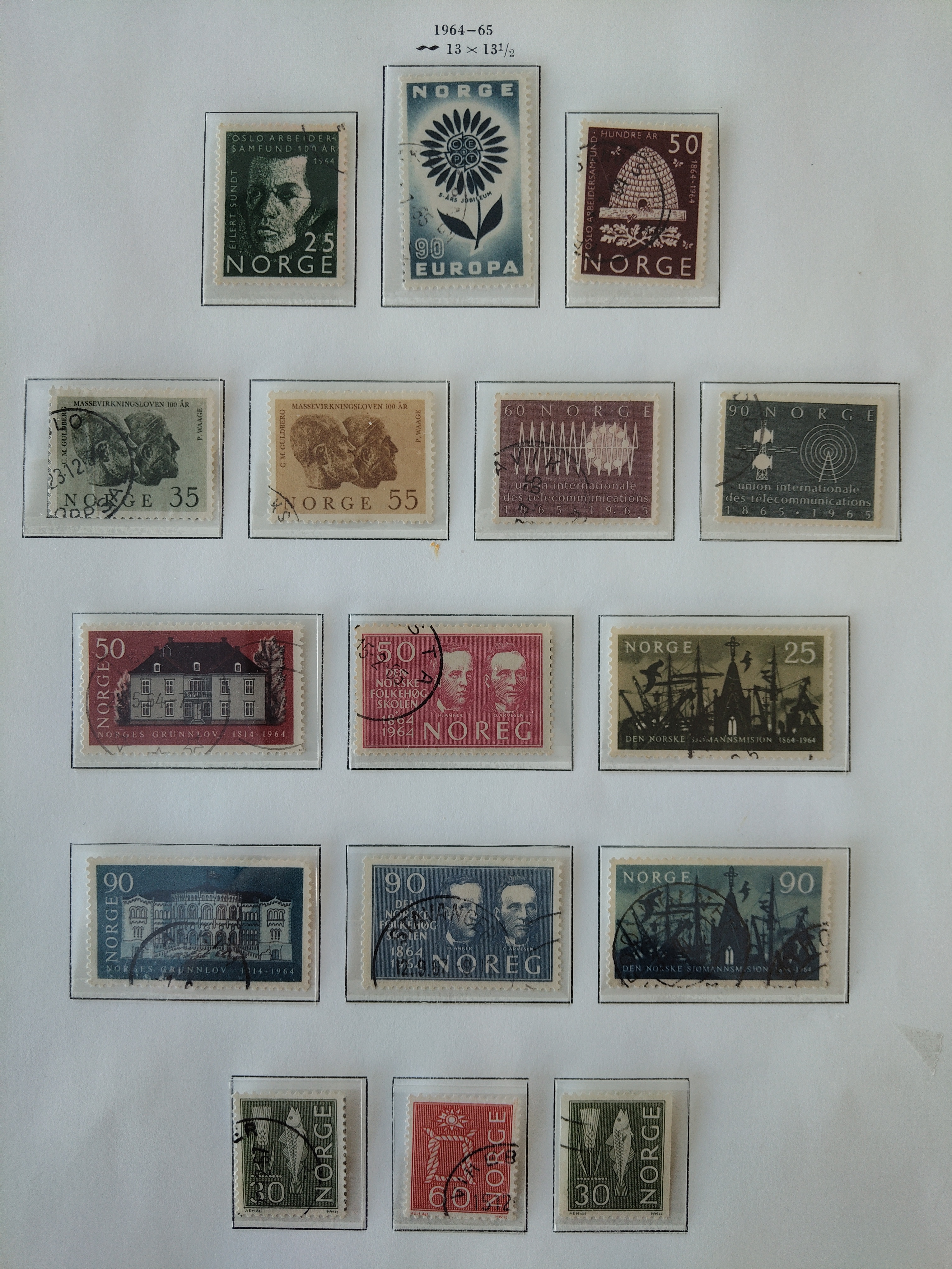 Norge År 1964/65 Lott 5