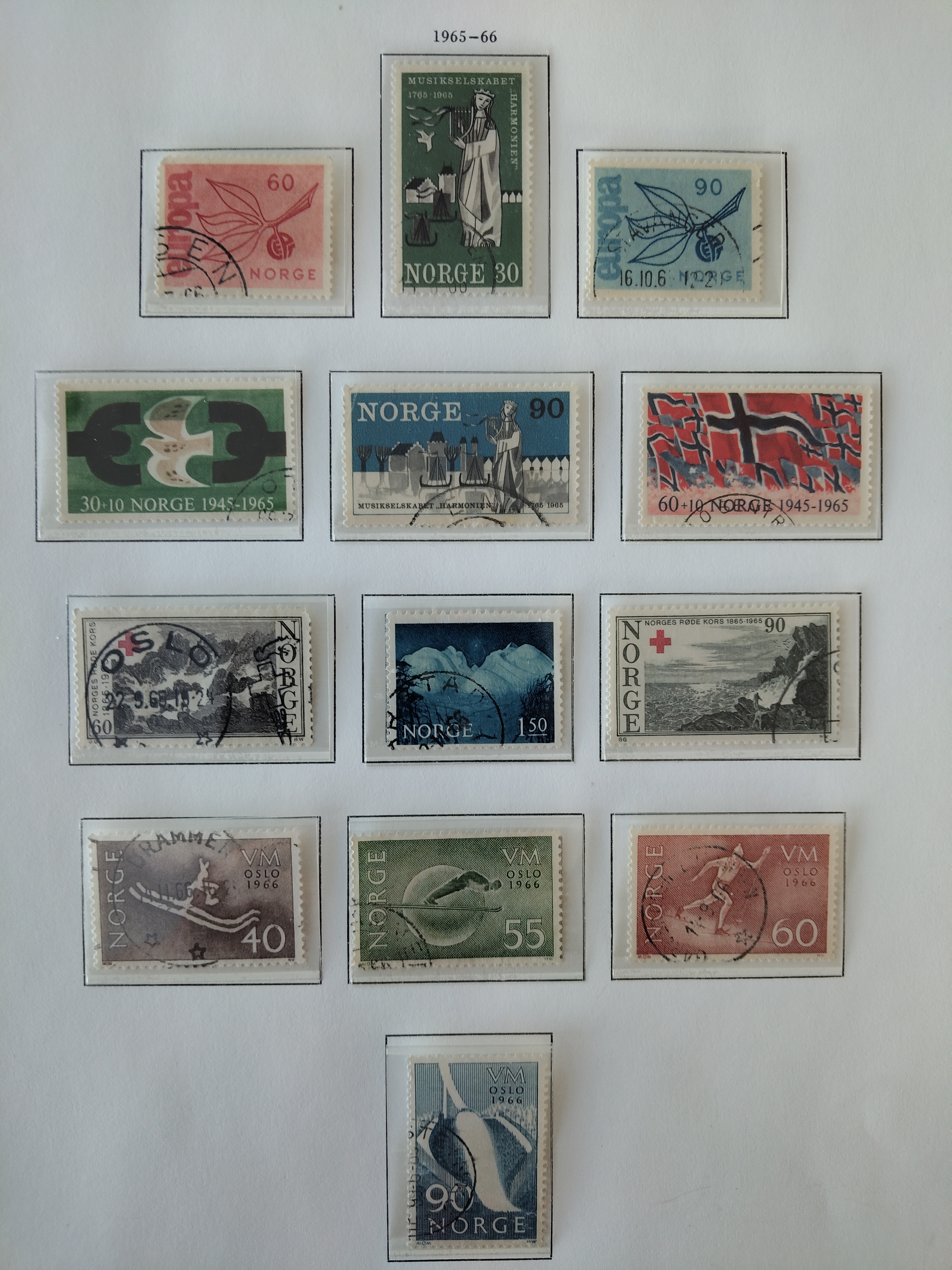 Norge År 1965/66 Lott 6