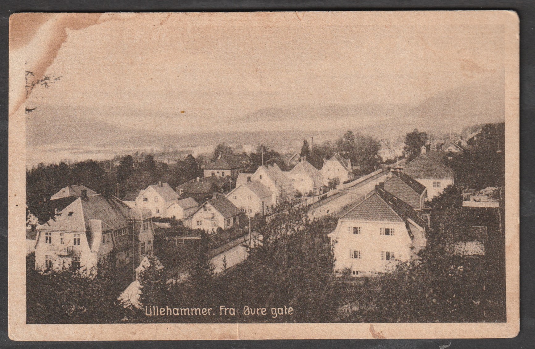 Lillehammer. Øvre gate. Lillehammer Kunstforlag