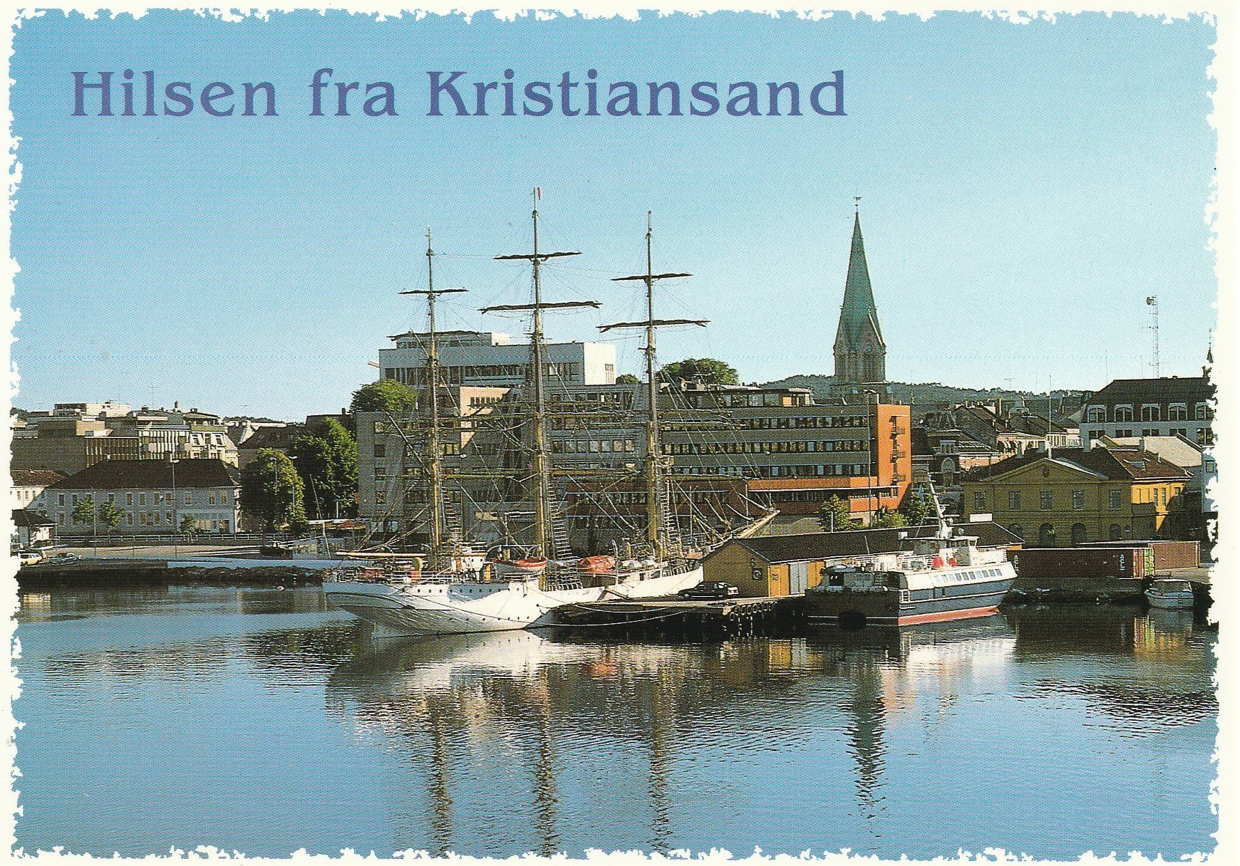 Hilsen fra Kristiansand . Aune F-15807-5