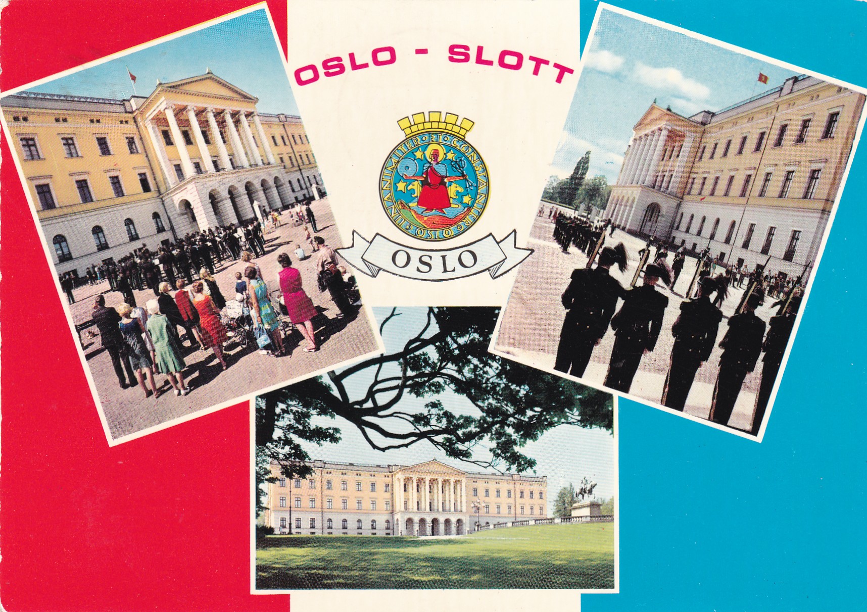 Oslo - Slottet, 3-bilders ( Grako 01/154)