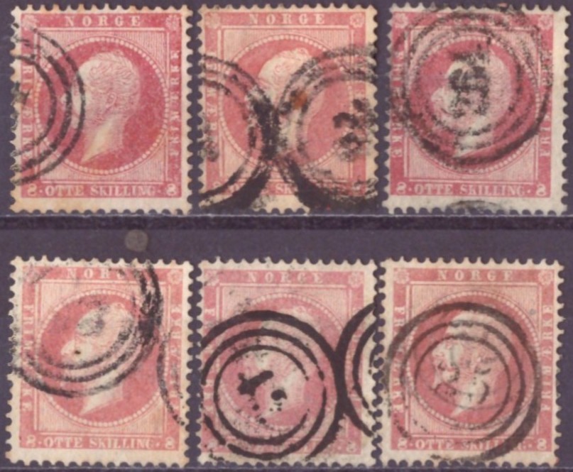 NK 5.  I ANTALL-3-RINGS.   (6 STK.)