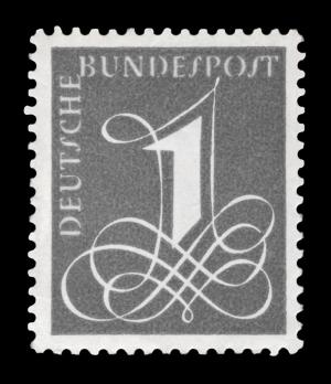 BRD 1955. Michel # 226 X. Bruksmerke. Postfriskt merke