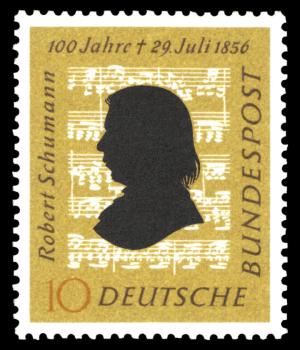BRD 1956. Michel # 234. R. Schumann. Postfriskt merke.