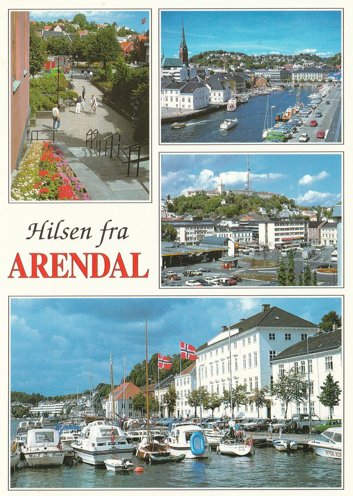 Hilsen fra Arendal .  Aune M-15687-5