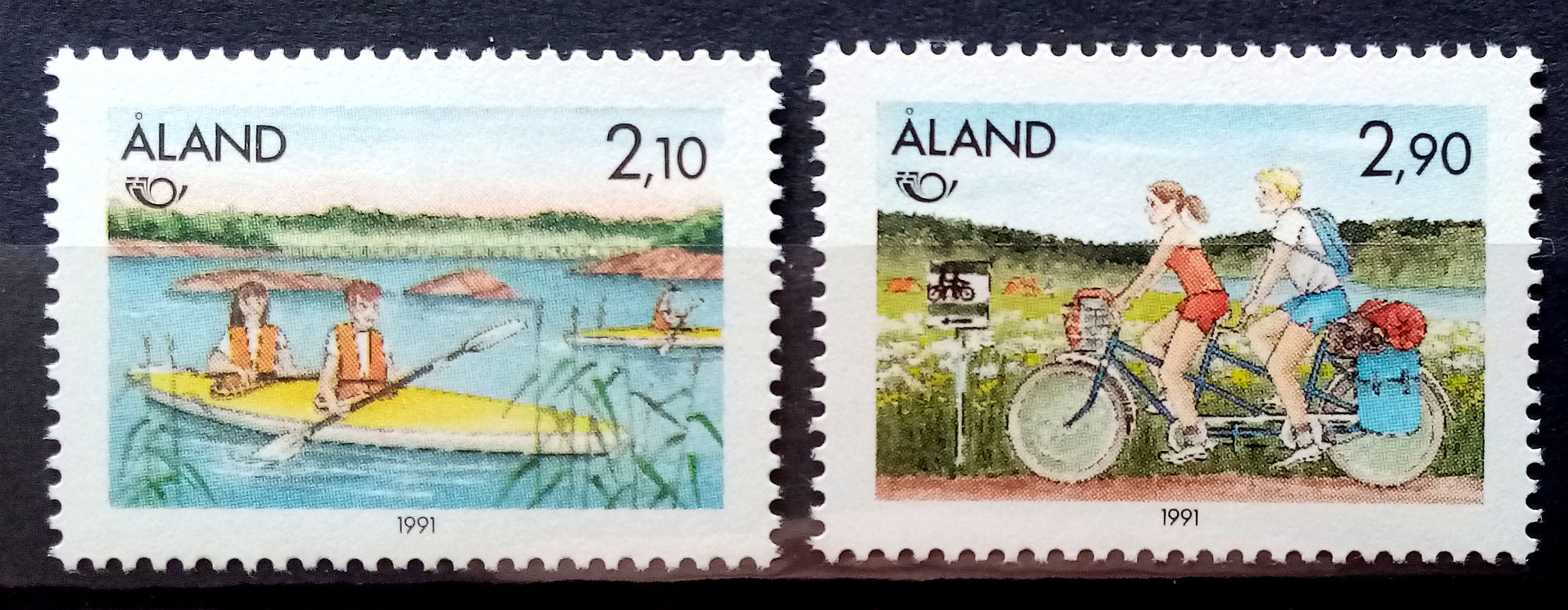 Åland - Afa : 51 - 52. Turistmål.  (1991) **