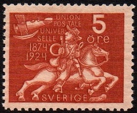 Sverige Afa: 174 - Verdenspostforeningen 50 år **