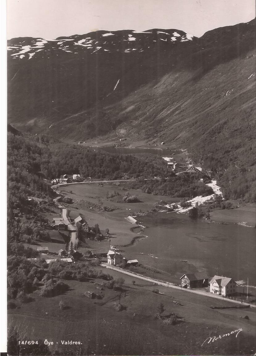 Postkort - Øye - Valdres -