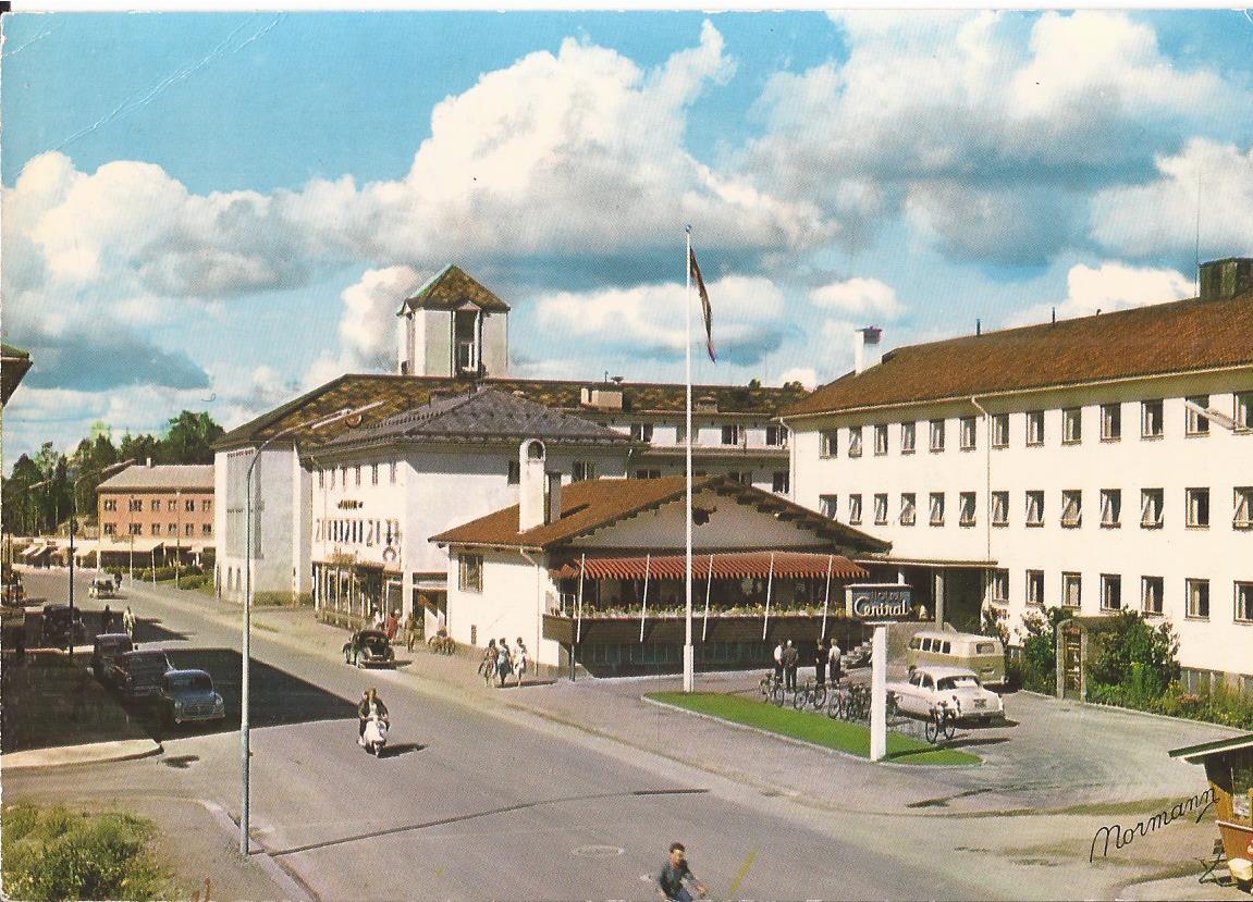 Postkort -Hotel Central Elverum -