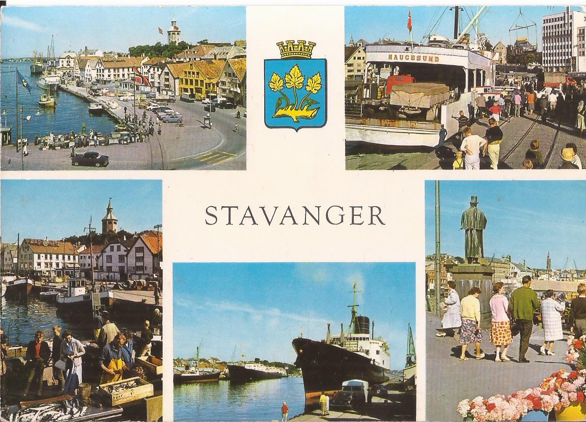 Postkort - Stavanger -