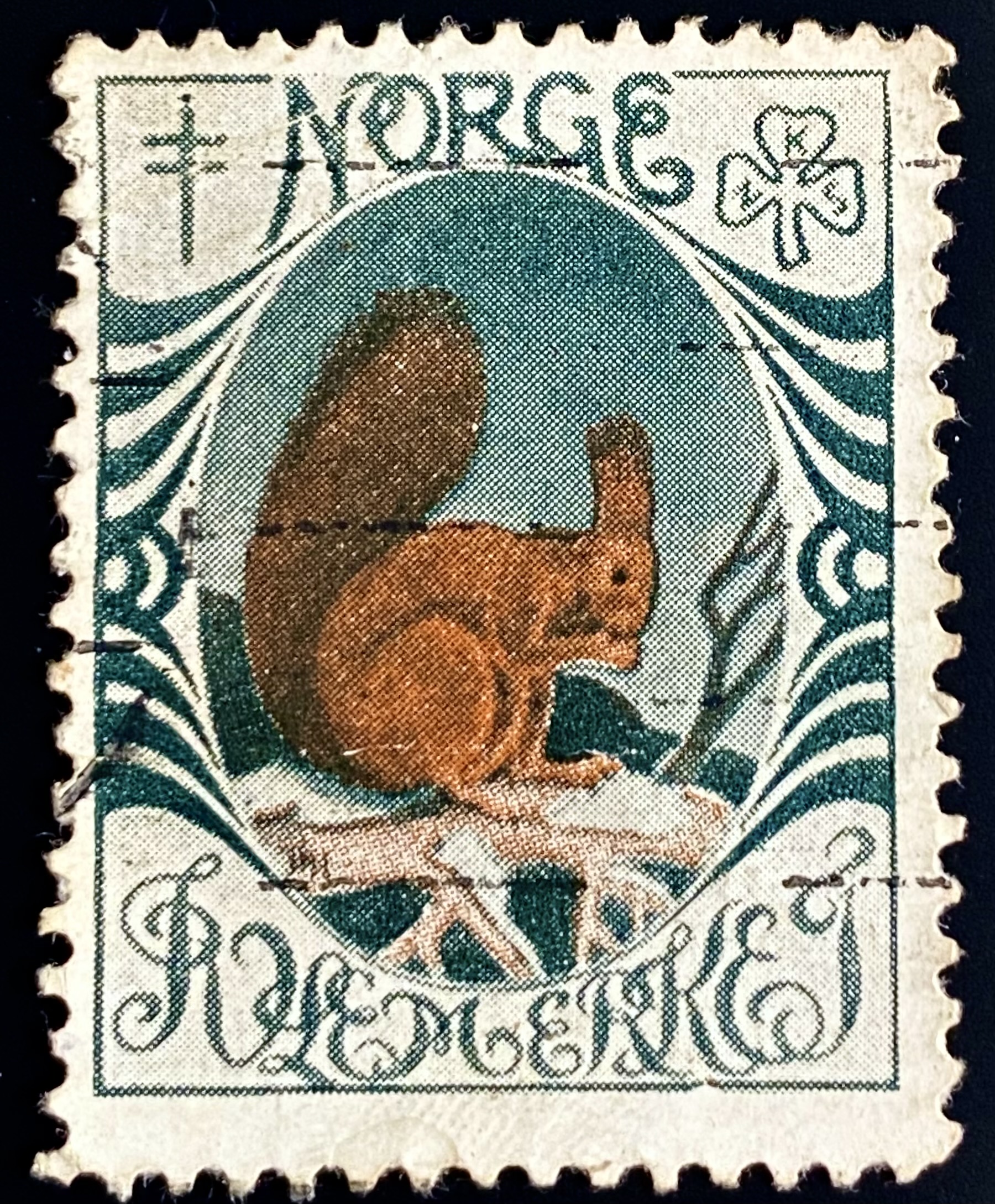 Julemerke m/hjørnebrett - se 2 bilder