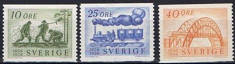 Sverige Afa: 424-26 - Jernbanen 100 år **