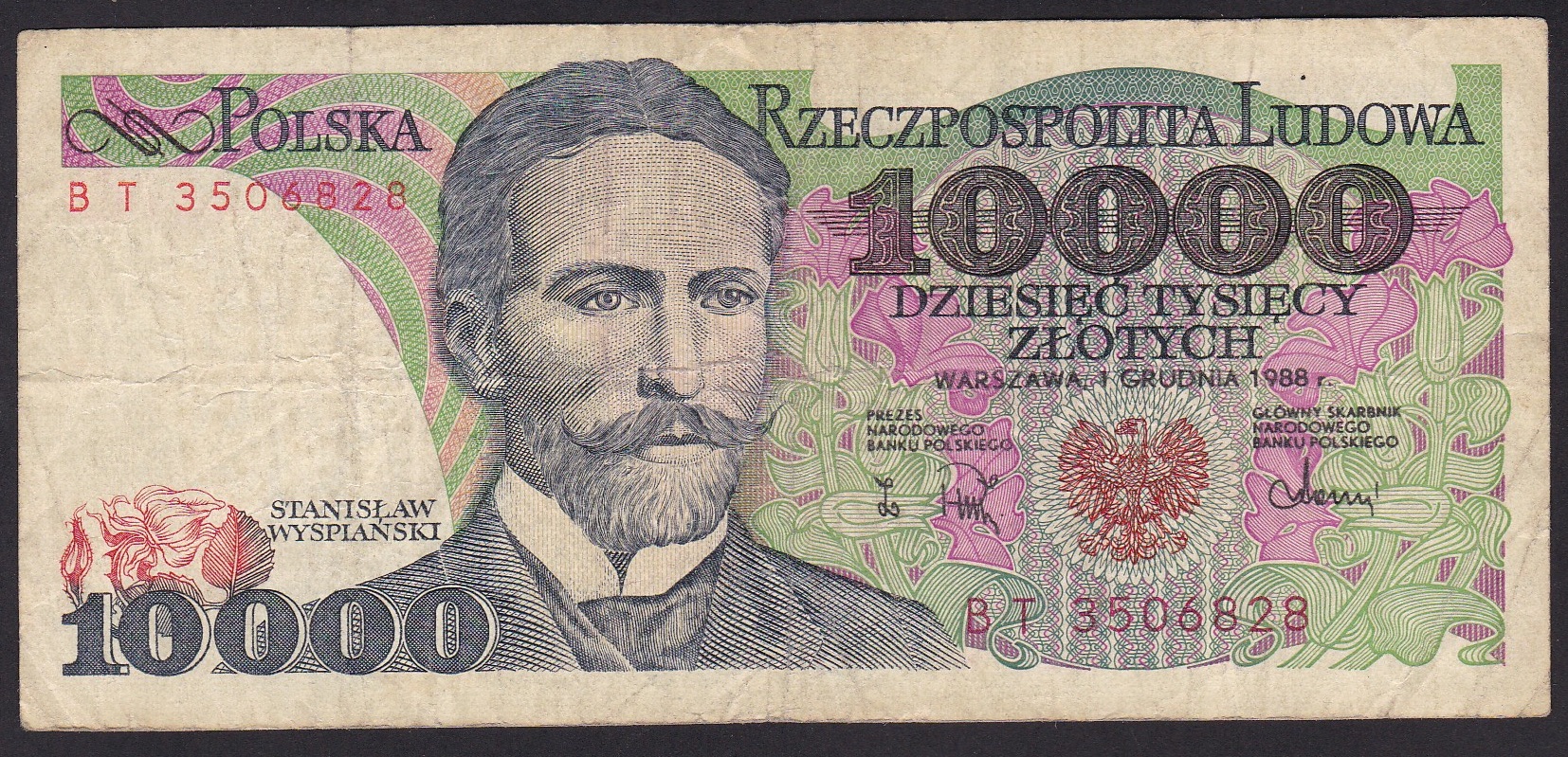 Polen . 1988 . 10000 Zlotych