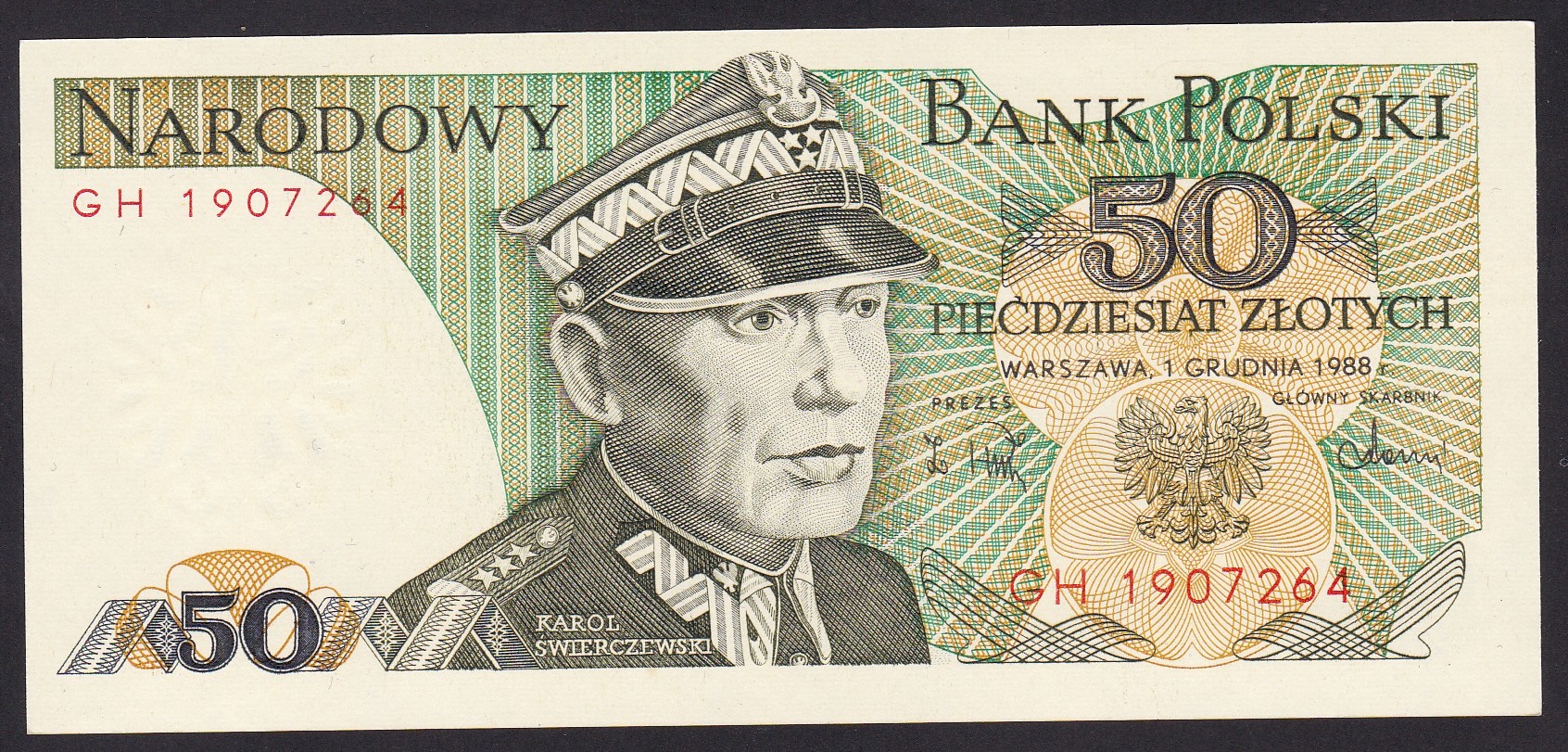 Polen . 1988 . 50 Zlotych