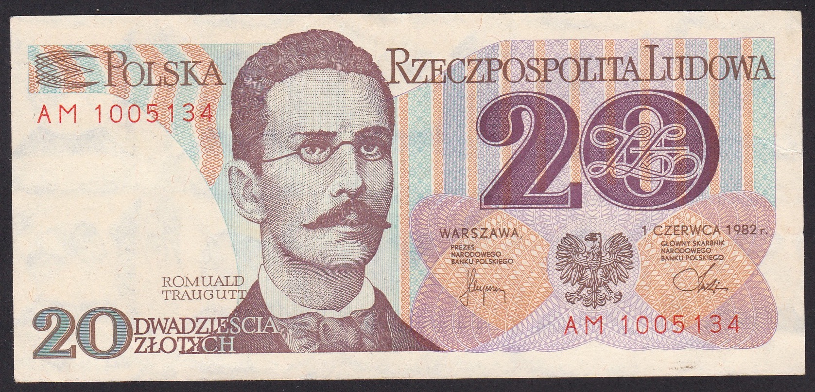 Polen . 1982 . 20 Zlotych