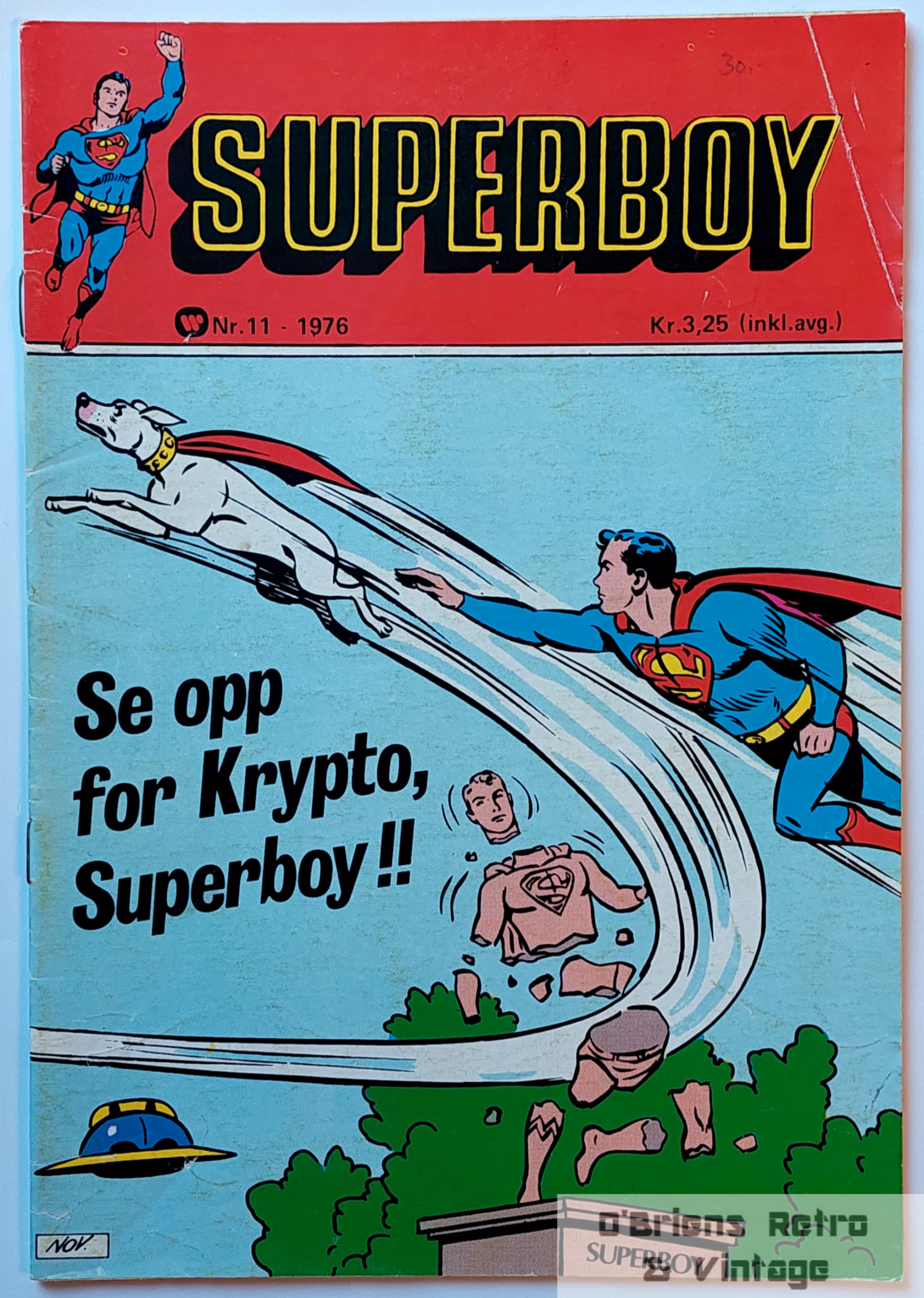 Superboy - 1976 - Nr. 11 - Se opp for Krypto, Superboy!!