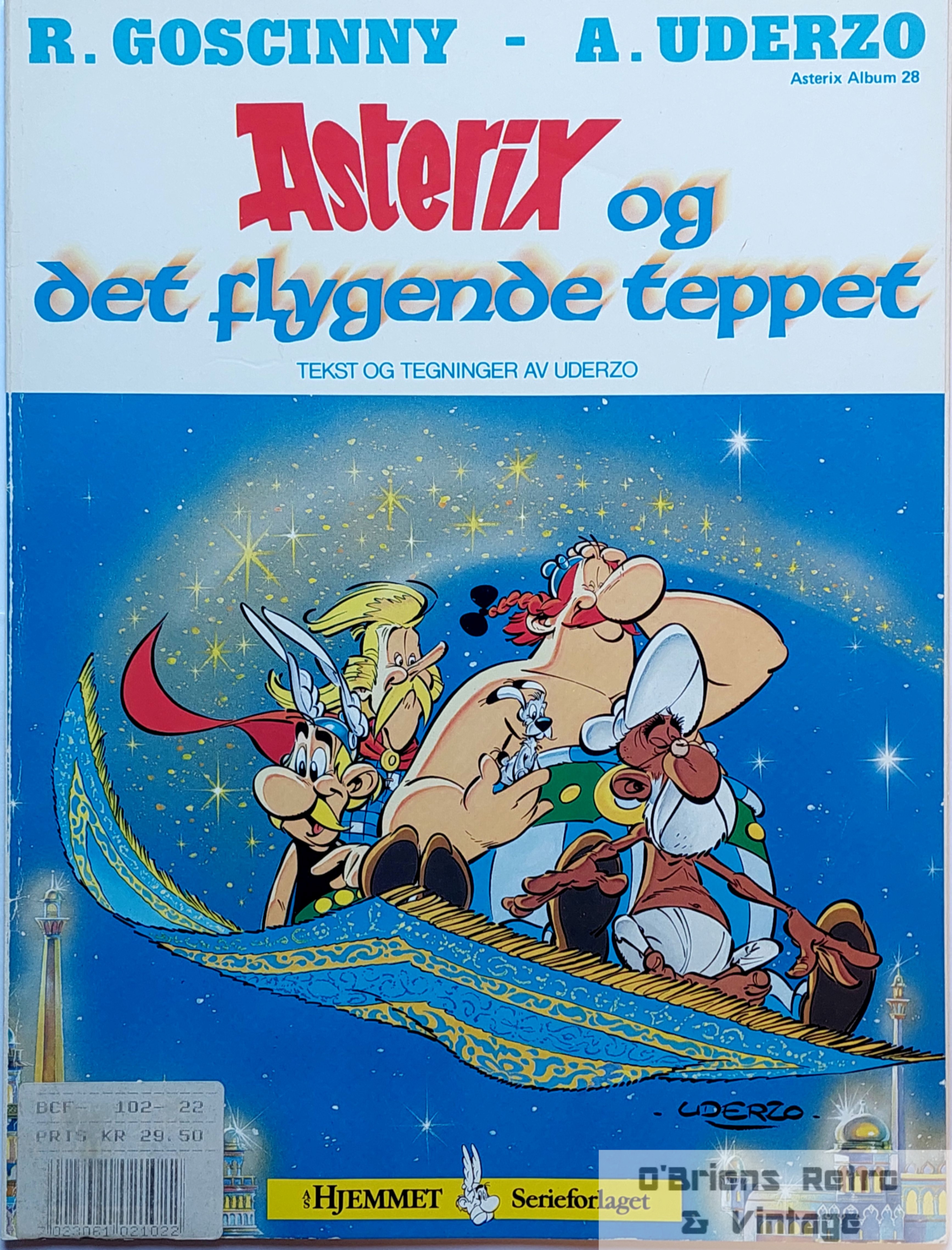Asterix - Album nr. 28 - Asterix og det flygende teppet - 1987