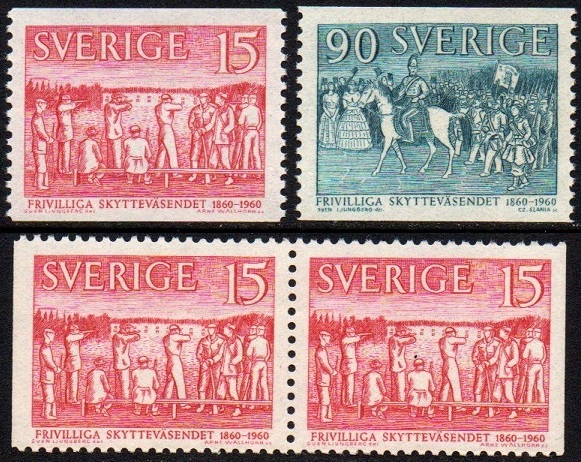 Sverige Afa: 465-66 +par - Frivillige skyttervesen 100 år **