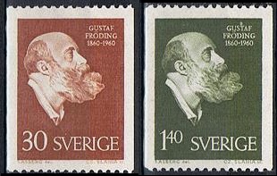 Sverige Afa: 467-68 - Gustaf Fröding 100 år **