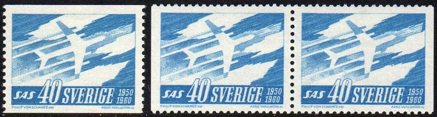 Sverige Afa: 473 + par - SAS 10 år **