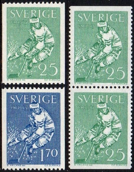 Sverige Afa: 508-09 + par - VM i ishockey **