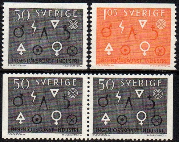 verige Afa: 512-13 + par - Ingeniørkunst og industri **