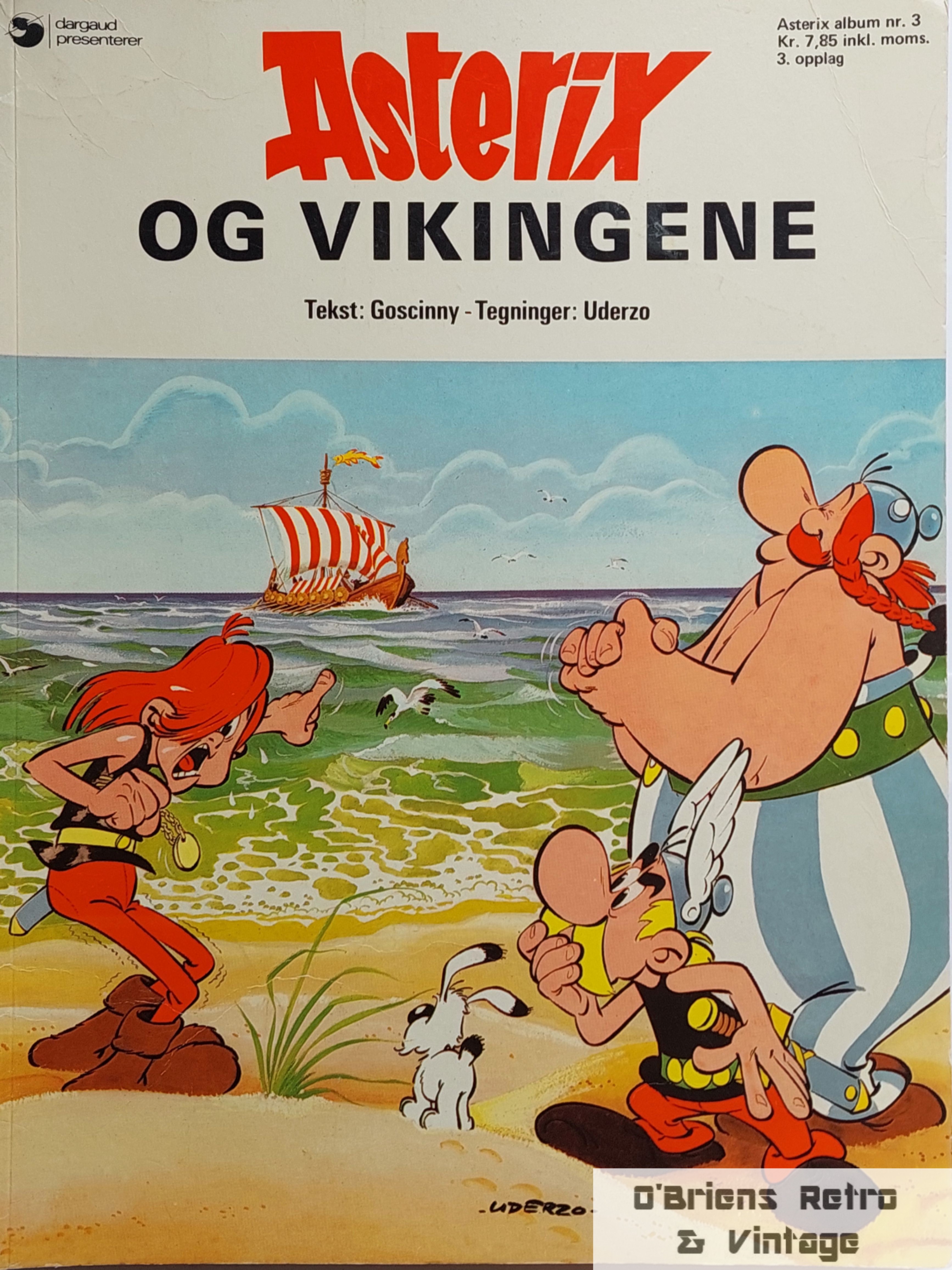 Asterix - Album nr. 3 - Asterix og vikingene - 1974