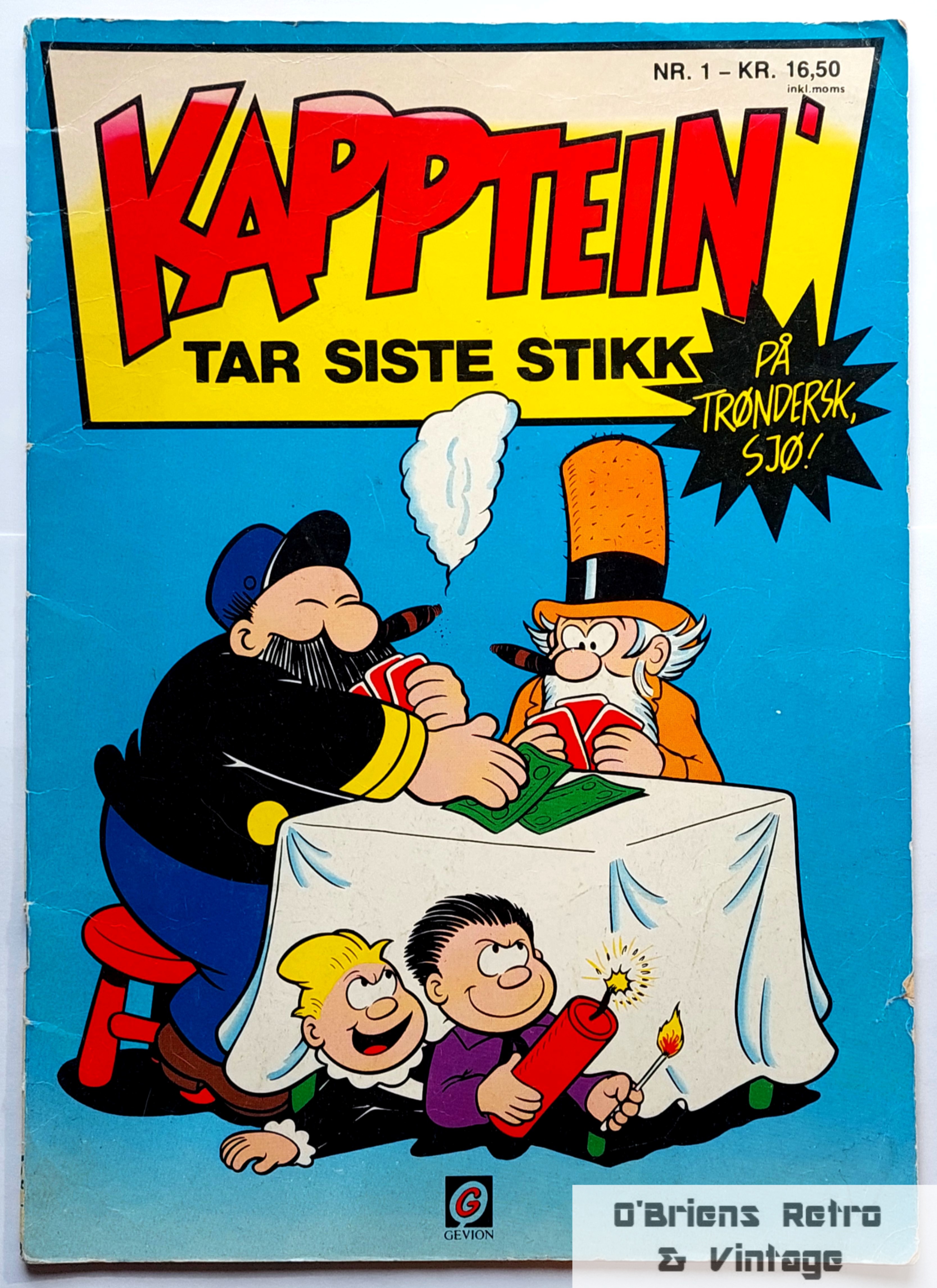 Kapptein' - Nr. 1 - Tar siste stikk - Gevion - 1987