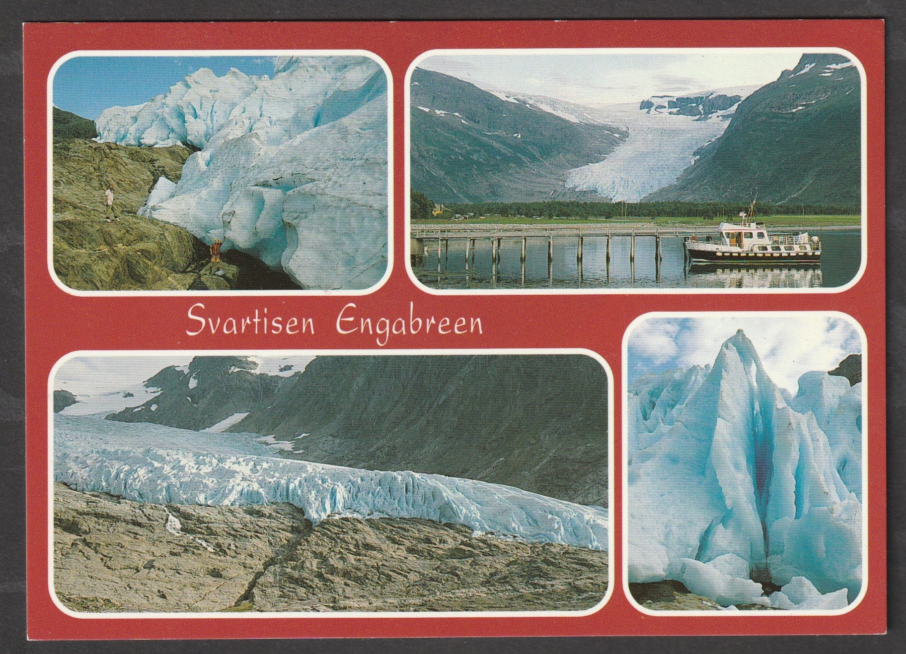 Svartisen Engabreen. Kort Co. 8171/1-90