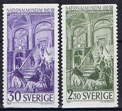 Sverige Afa: 555-56 - Stockholms nasjonalmuseum 100 år **