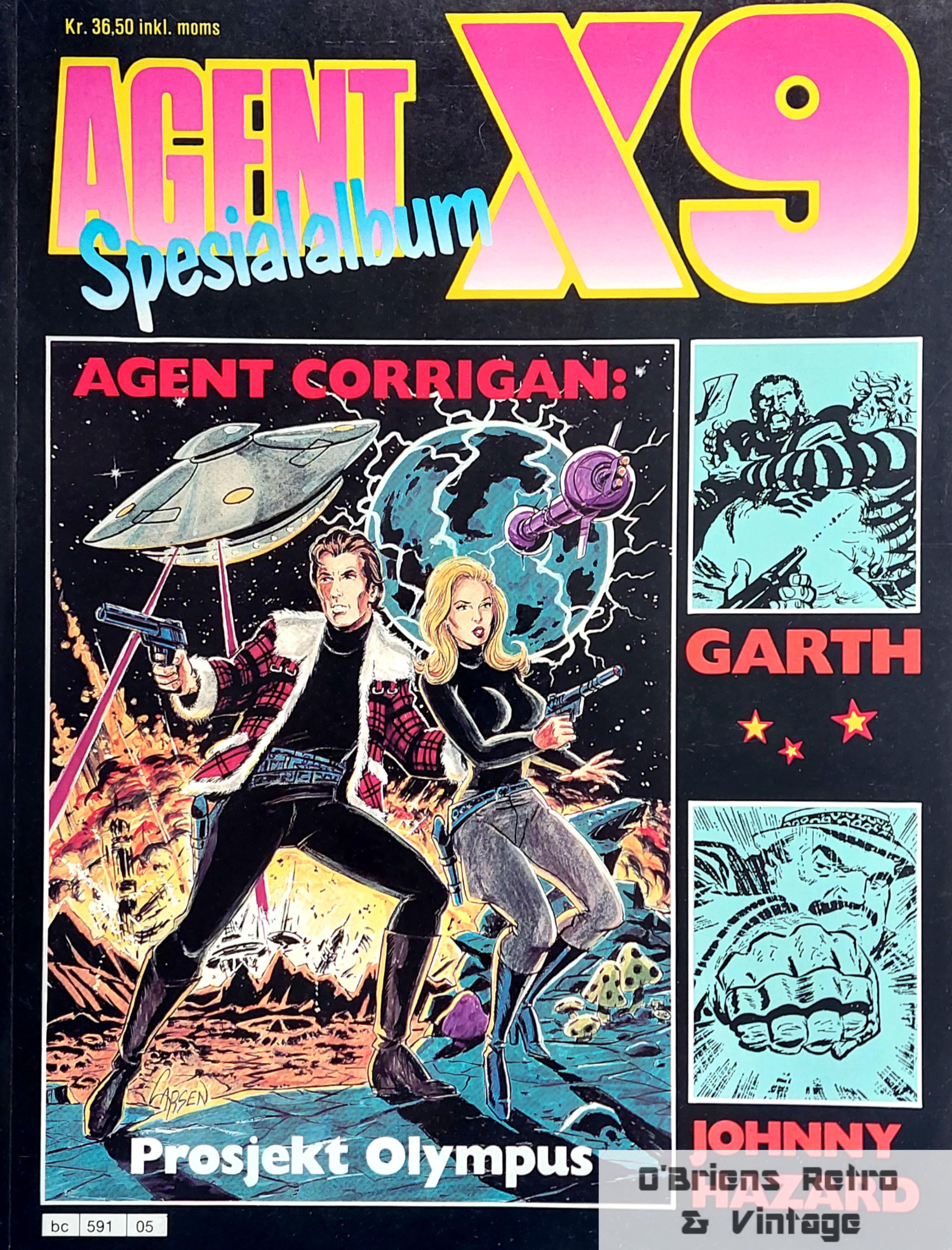 Agent X9 Spesialalbum - 1989 - Nr. 5 - Agent Corrigan - Garth - Johnny Hazard