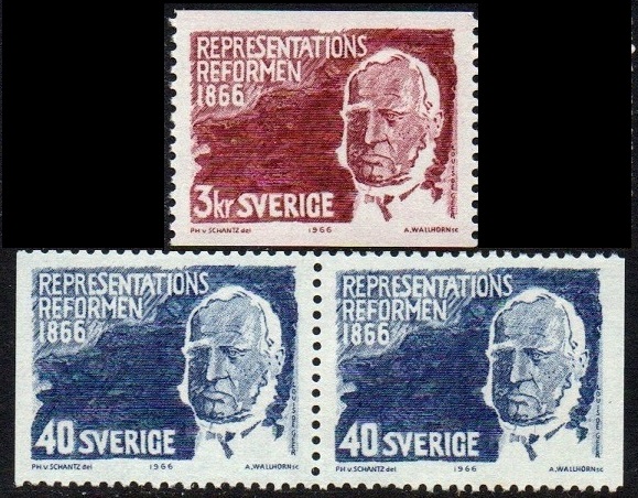 Sverige Afa: 560 + 559Cv&Ch - Louis de Geer **