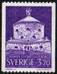 Sverige Afa: 580 - Løvefestningen i Gøteborg **