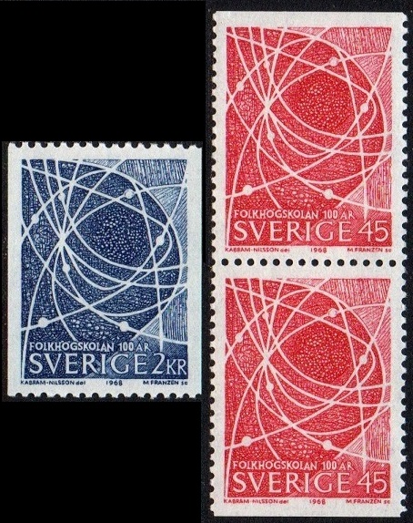 Sverige Afa: 621+620Co&Cn - Folkehøyskolen 100 år **