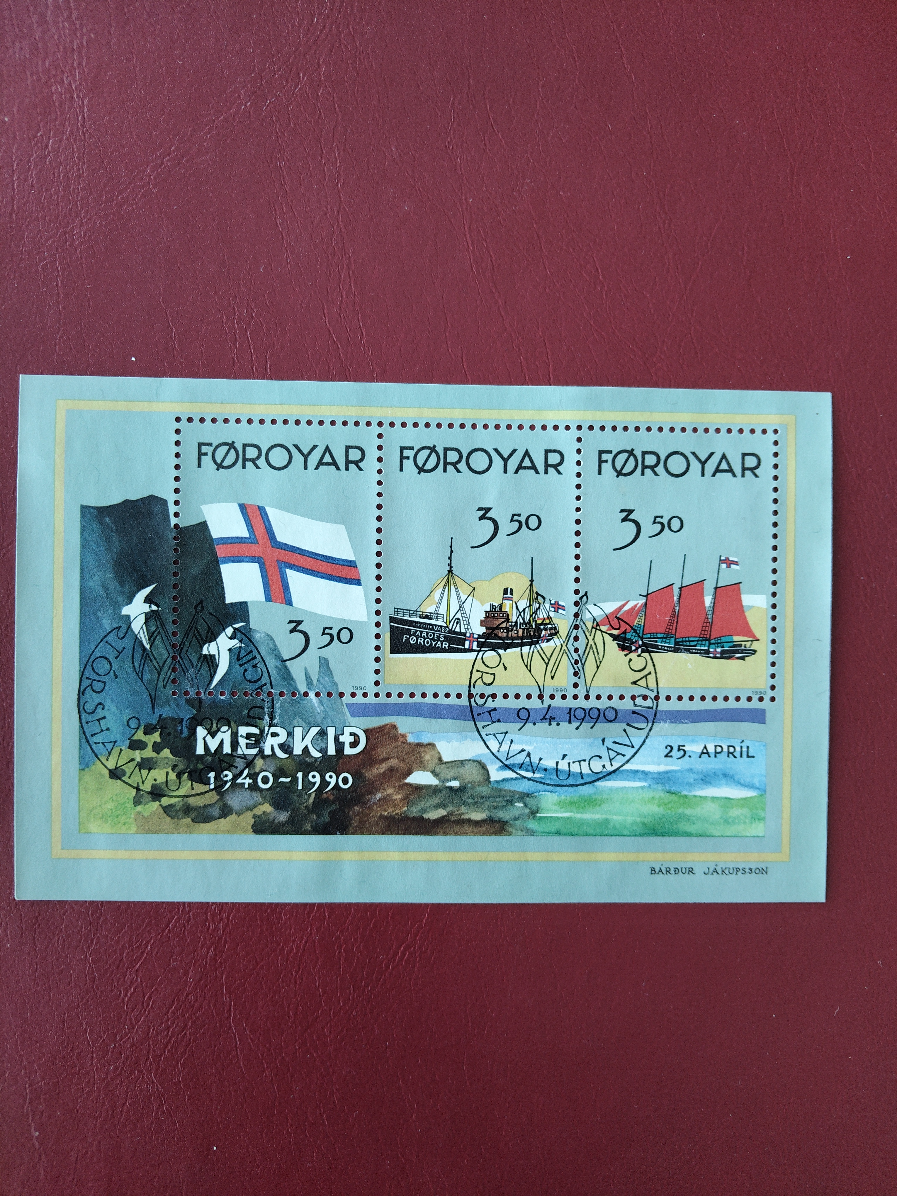 Færøyene Afa 194/96 Blok