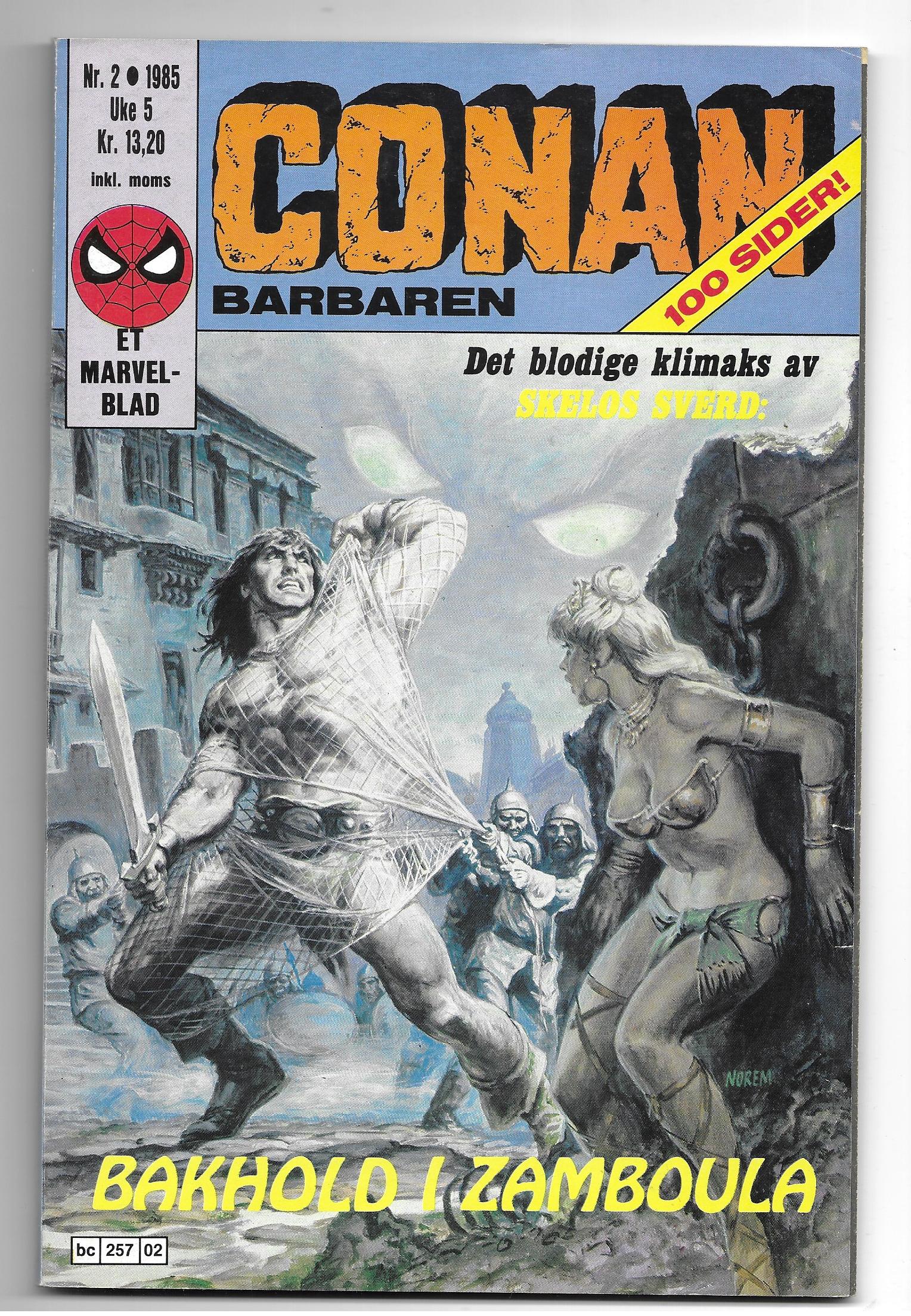 CONAN BARBAREN Nr.2 1985 FN