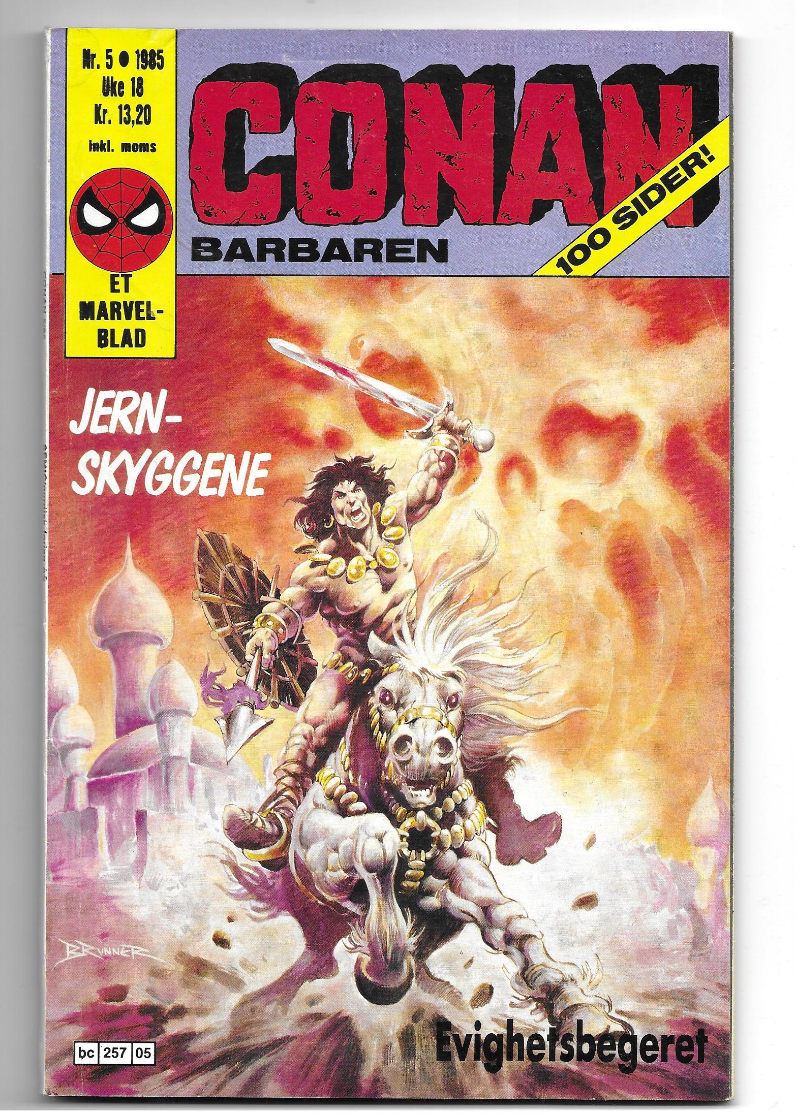 CONAN  BARBAREN  Nr.5  1985  VG