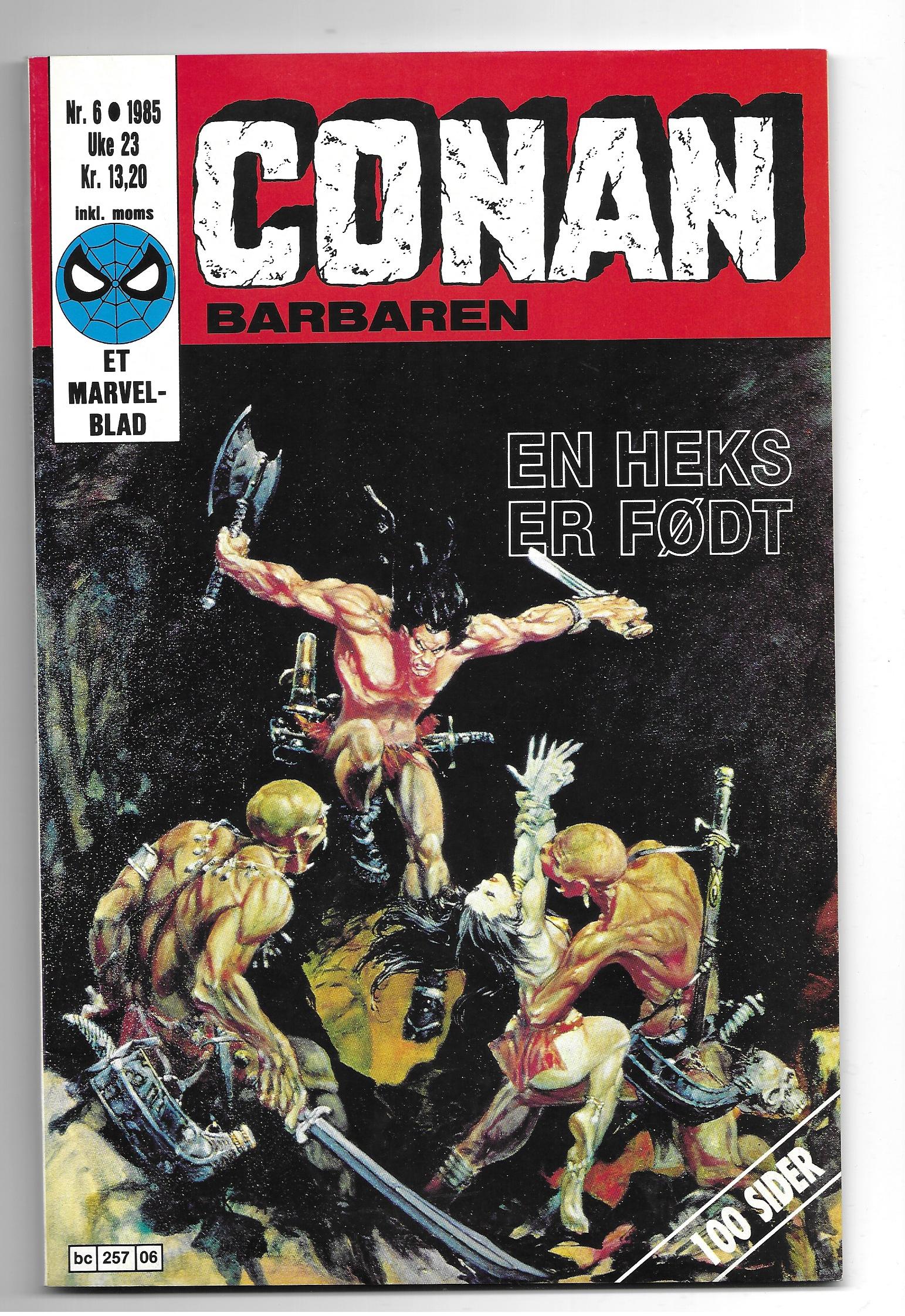 CONAN   BARBAREN  Nr.6  1985  VF-