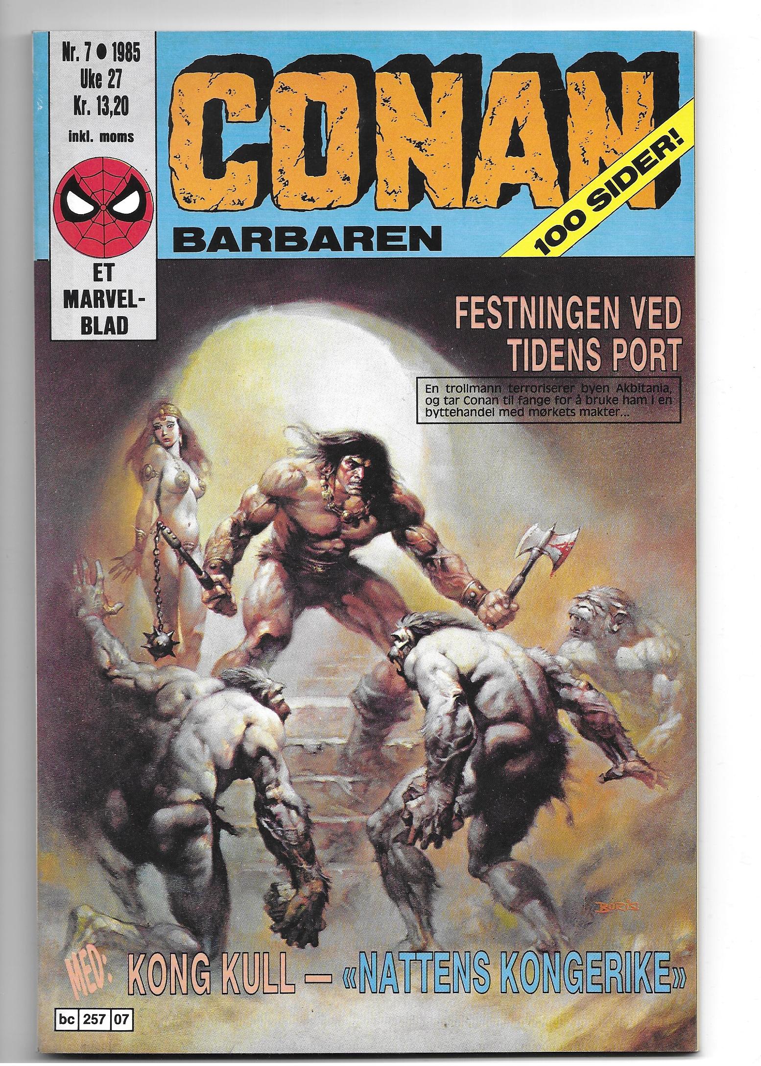 CONAN  BARBAREN  Nr.7  1985  VF-