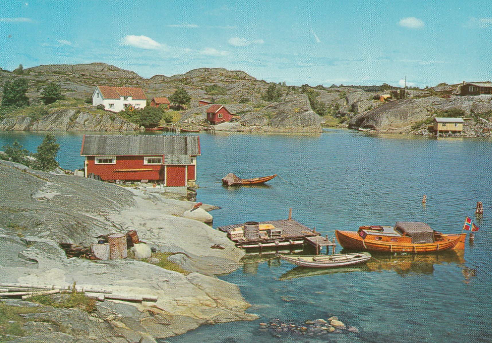 Eldre kort fra Portør , Kragerø .  Mittet 2235/18