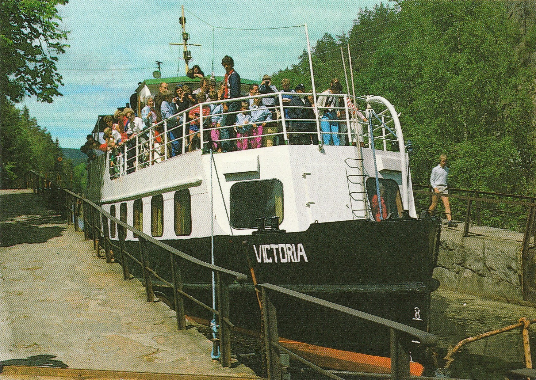 Victoria i Vrangfoss sluse .  Nordahl 1114