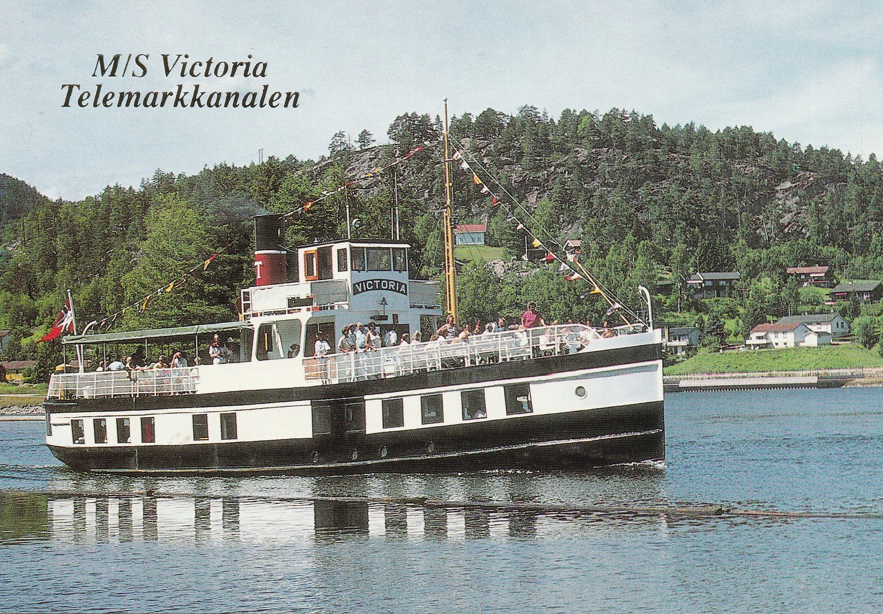 M/S Victoria , Telemarkkanalen .  Nordahl 2377