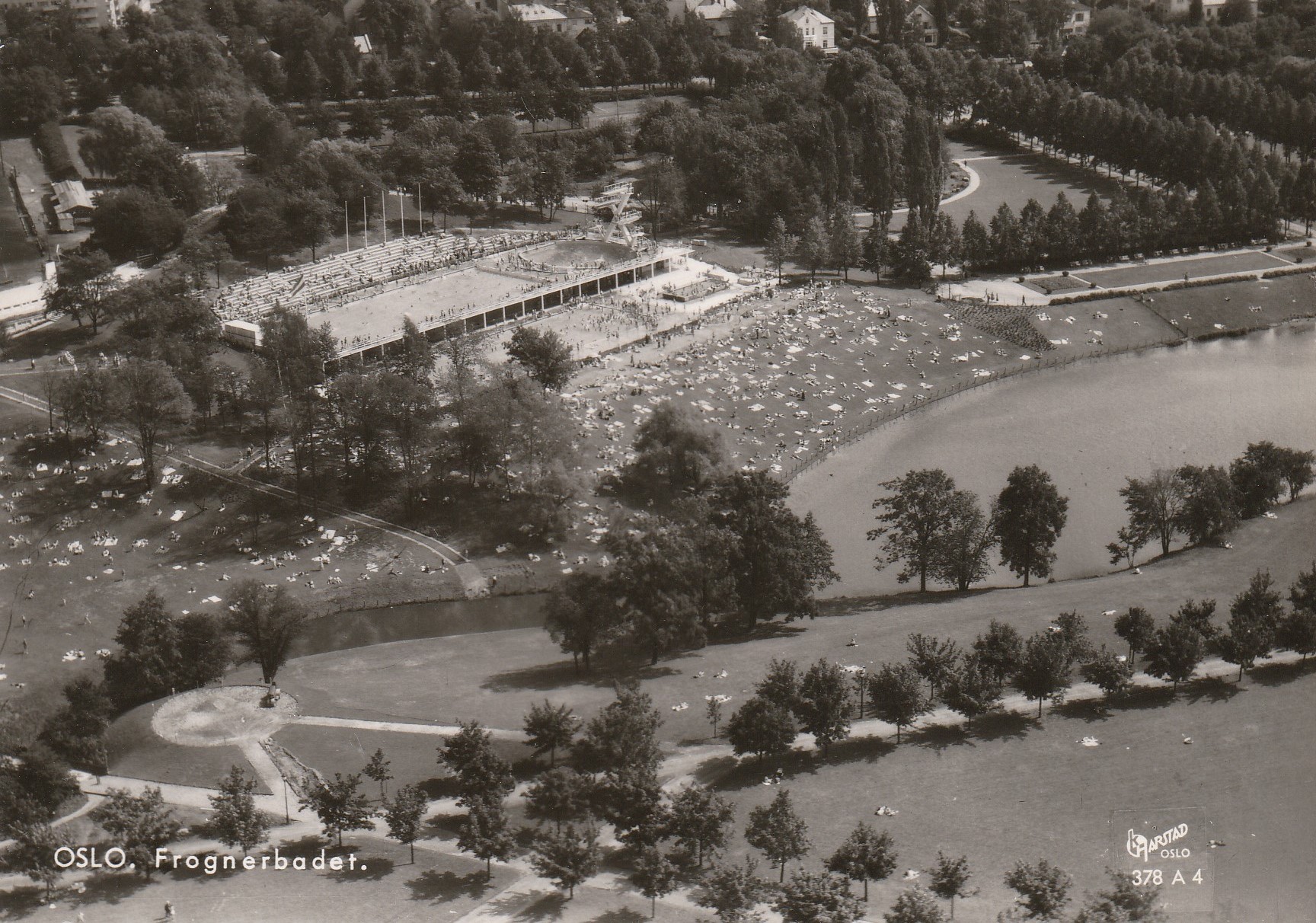 Oslo. Frognerbadet . Harstad 378 A 4